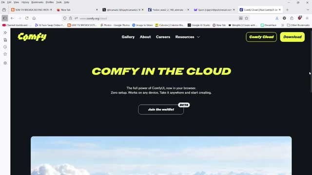 COMFYUI  IN THE CLOUD