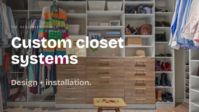 Custom Closet Design in Denver, CO_1080p_caption