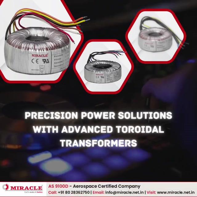 Precision power solutions with advanced toroidal transformers