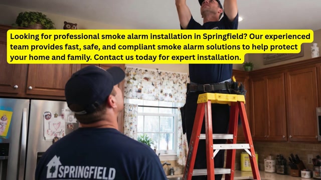 Smoke alarm installation springfield
