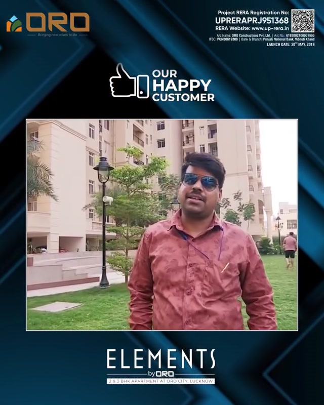 ORO Elements Lucknow - Happy Customer Testimonial