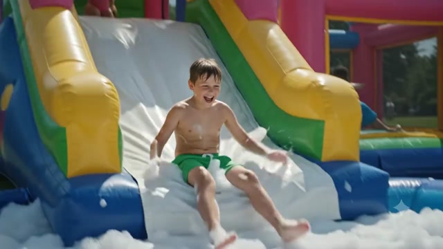 Bounce House And Foam Entertainment Kids Party Event in Hollywood Fort Lauderdale Florida