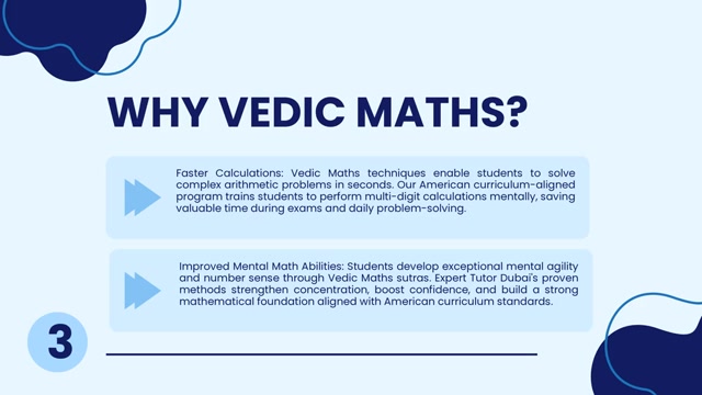 Vedic Maths Classes for American Curriculum | Expert Tutor 