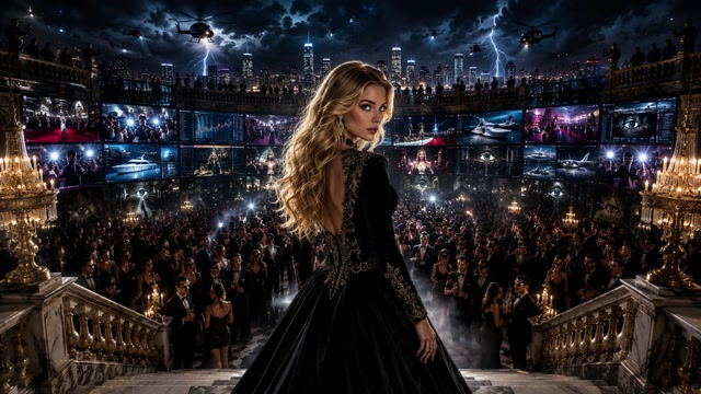 THE PARTY ON THE HILL | Epic Hollywood Thriller Song About Fame, Power & The Hidden Game