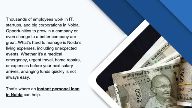 Looking for an Instant Personal Loan in Noida Apply Online in Minutes
