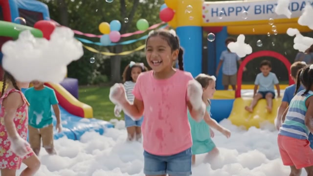 Bounce House And Foam Machine Entertainment Birthday Party Event Venue in Kissimmee Osceola County Florida