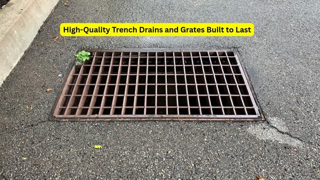 Trench drains and grates