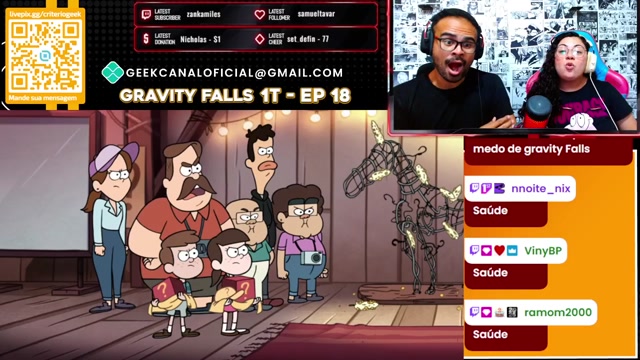 React de gravity Falls T1 EP 18