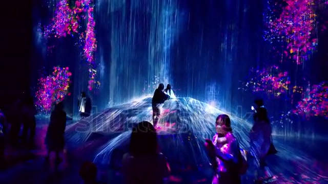 A futuristic entertainment district on a man-made island in Tokyo Bay.
