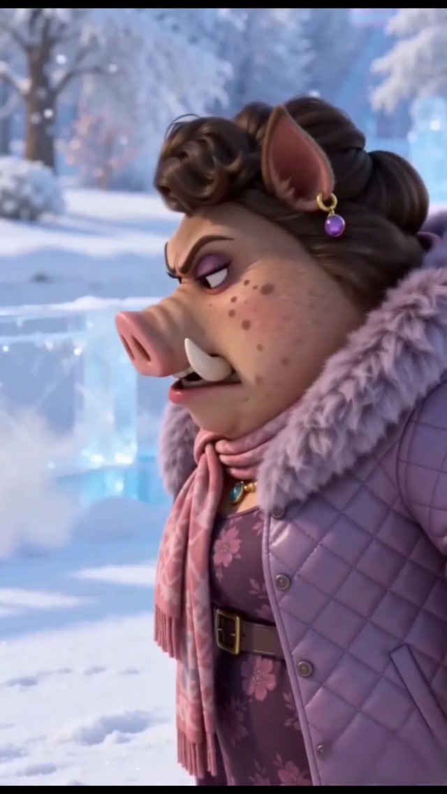 Snowy City: A Brazen Extortion Farce by a Rude Wild Boar