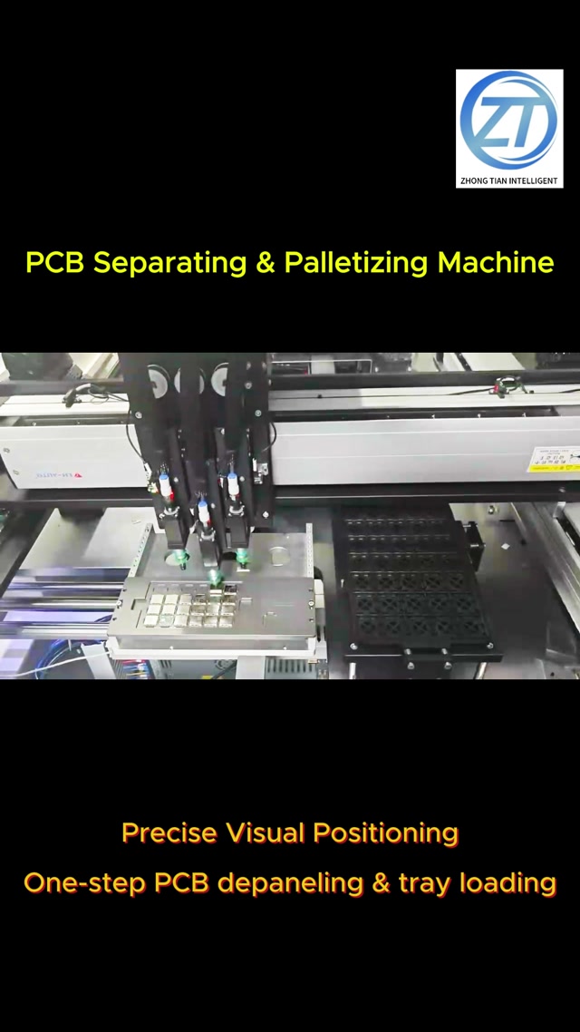 Still using manual PCB depaneling and tray arranging?