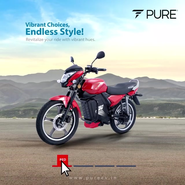 PURE EV ecoDryft 350 – A Stylish Electric Bike Built for Modern Indian Roads
