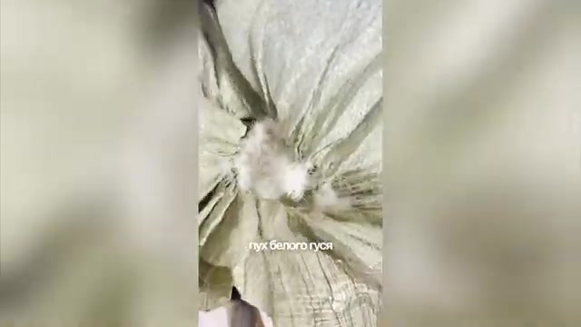 Наполнение пуховиков и добавление натурального пуха для восстановления тепла