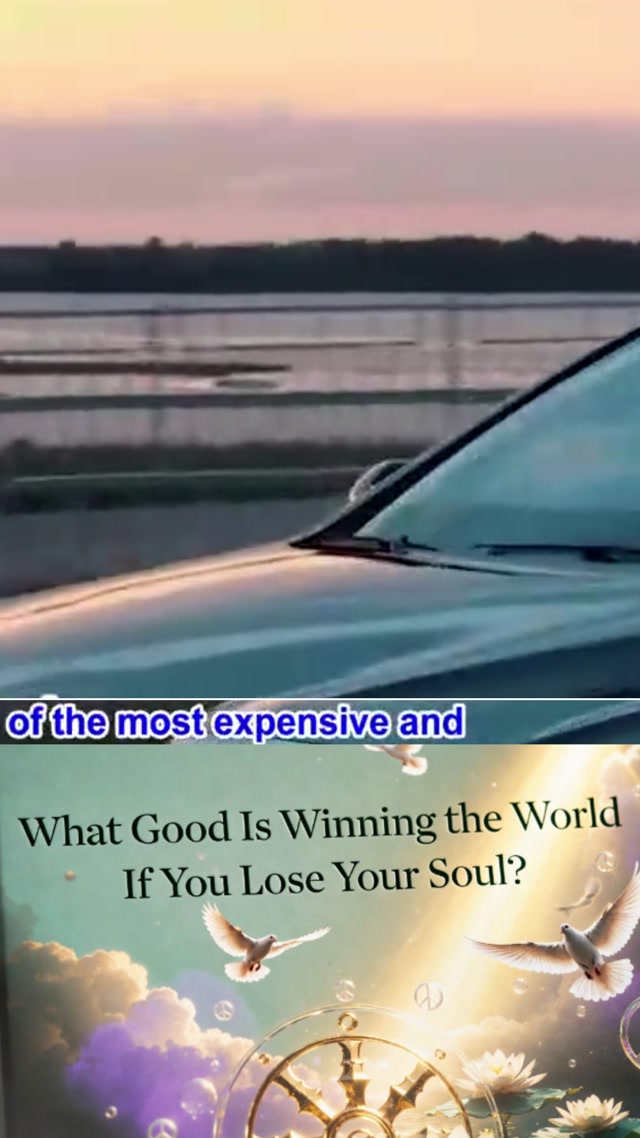 What Good Is Winning the World If You Lose Your Soul?