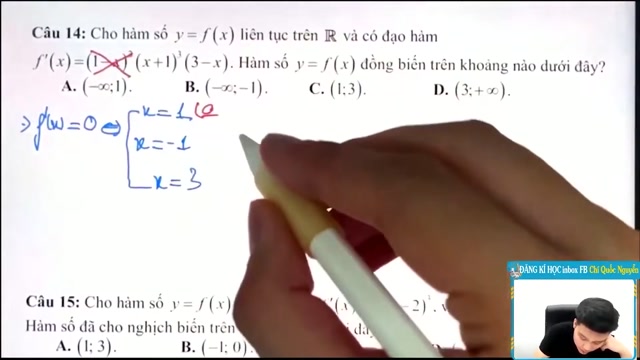 CHỮA BTVN TÍNH ĐƠN ĐIỆU HÀM SỐ - BUỔI 1