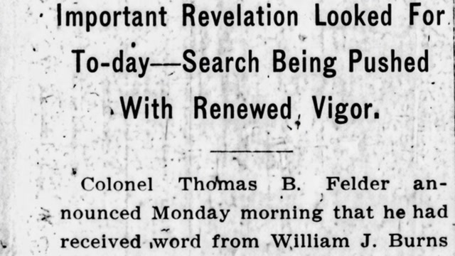 Monday, 19th May 1913 Burns Eager to Solve Phagan Case