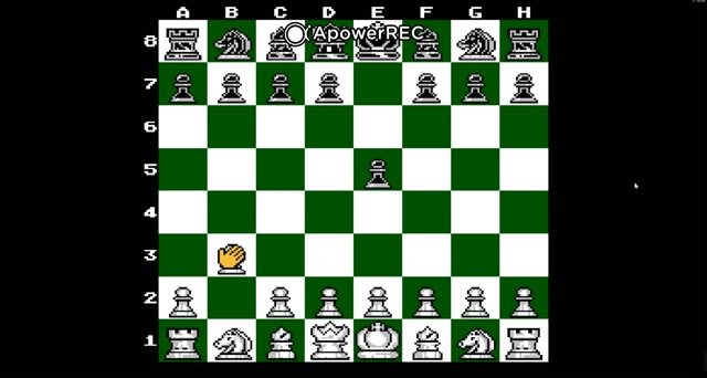 Chessmaster NES partida 4 - parte 1