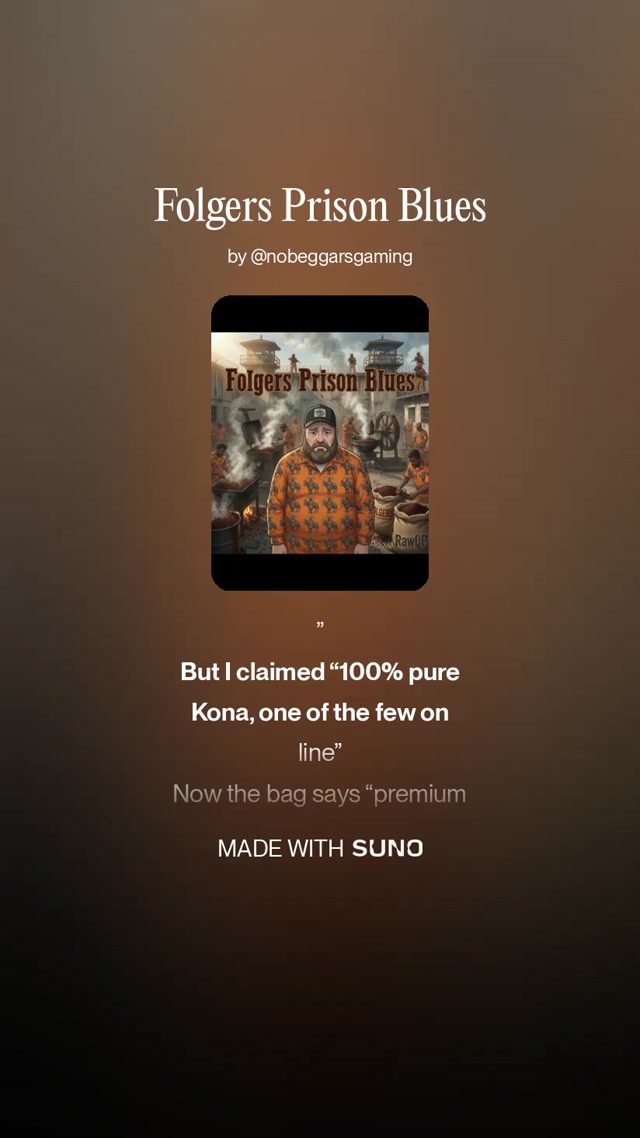 Folgers Prison Blues