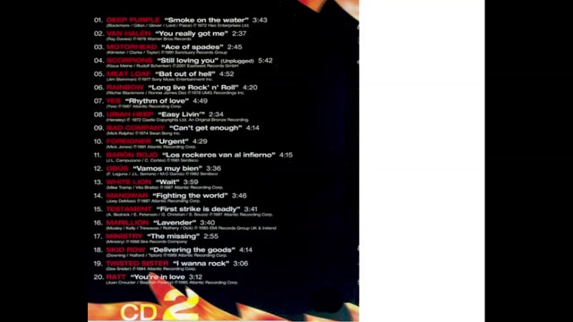 Las 101 mejores canciones del Rock Vol 2 ‐ Albúm Completo