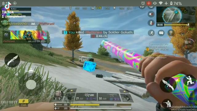 Cod mobile First battle royal win