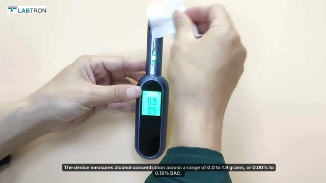 Labtron Breathalyzer LBA-A10: Quick, accurate personal & professional alcohol testing.