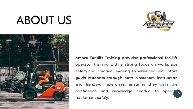 Amaze Forklift Training