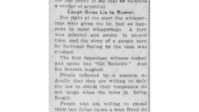 Tuesday, 29th July 1913 Lee’s Quaint Answers Rob Leo Frank’s Trial of All Signs of Rancor, The Atlanta Georgian