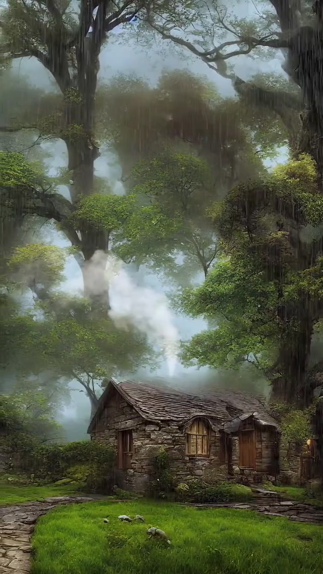 Relaxing Rain & Cozy Cottage ASMR