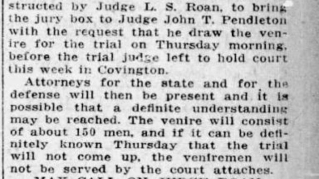 Wednesday, 23rd July 1913, Fight Expected Over Effort to Defer Leo Frank Case, The Atlanta Journal