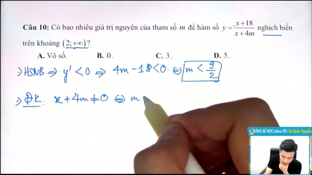 CHỮA BTVN BIỆN LUẬN TÍNH ĐƠN ĐIỆU (BUỔI 2)