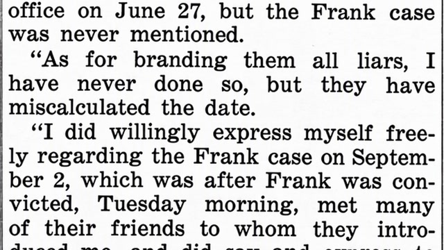 Tuesday, 7th October 1913, Henslee Answers Sparta Citizens, The Atlanta Constitution