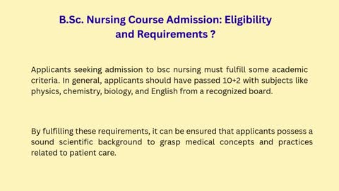 Why Choose B.Sc. Nursing Admission & Career Opportunities Explained