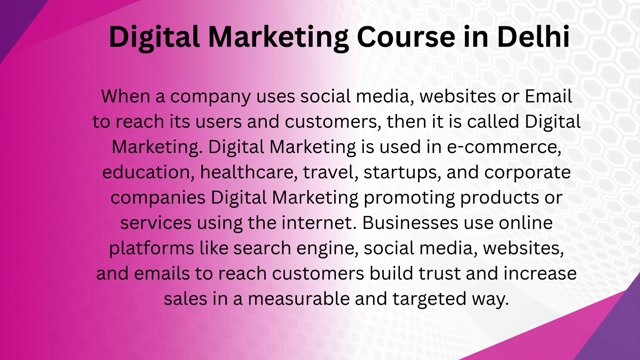 Digital Marketing Course in Delhi