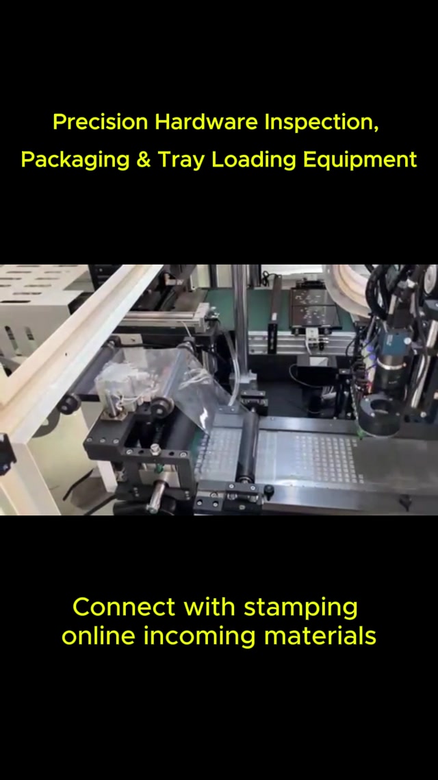 Precision Hardware Inspection, Packaging & Tray Loading Equipment