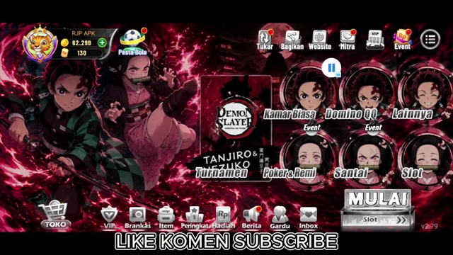 HGI TEMA DEMON SLAYER 🔥 APK MOD HIGGS DOMINO RP VERSI 2.79 TERBARU X8 SPEEDER • HIGGS GAMES ISLAND