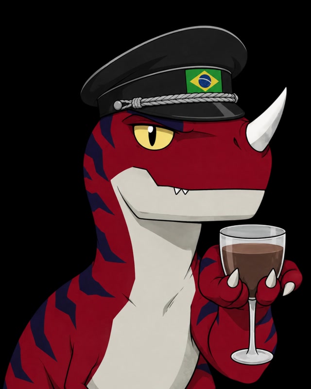 Capitão Ceratossauro ao som de Judeu Baruch