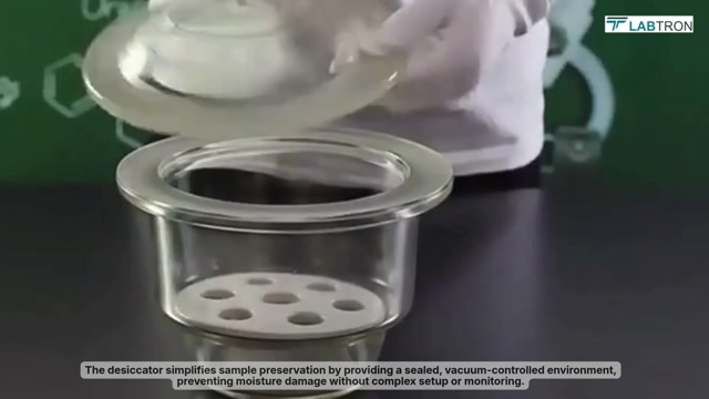 Labtron Vacuum Desiccator LVD‑A10: Controlled environment storage for sensitive samples.