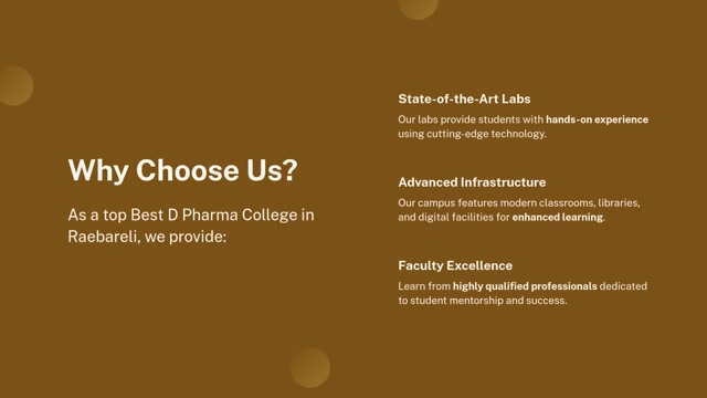 Best D Pharma College in Raebareli - Mahrishi College of Pharmacy