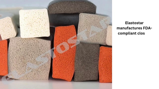 Closed Cell Silicone Sponge Rubber Manufacturer in USA  Elastostar Rubber Corporation