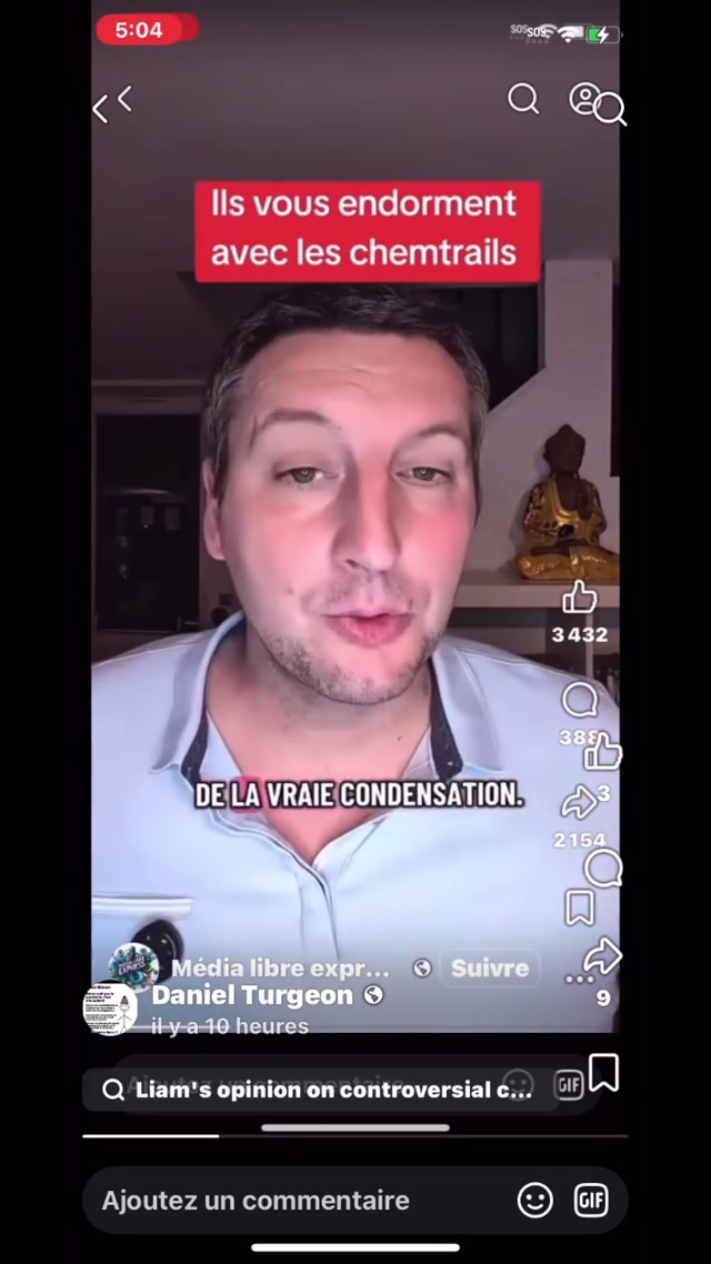 Ils vous endorment avec les chemtrails