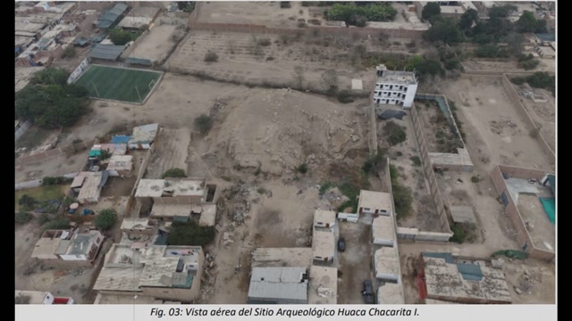Huaca Chacarita Uno una pirámide de barro de los tiempos del señorío de Chincha 