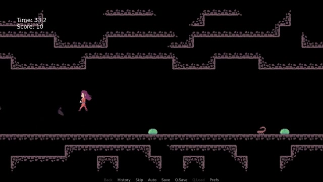 Renpy Visual Novel Semi Platformer Minigame