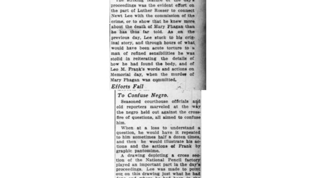 Wednesday, 30th July 1913 Three Witnesses Describe Finding Mary Phagan’s Body, The Atlanta Constitution