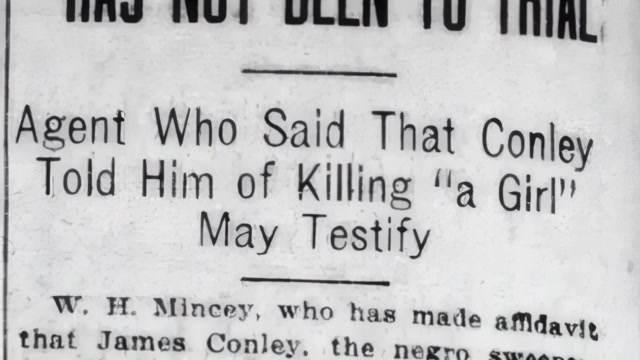 Tuesday, 29th July 1913 Mincey in Atlanta, But Has Not Been to Trial, The Atlanta Journal