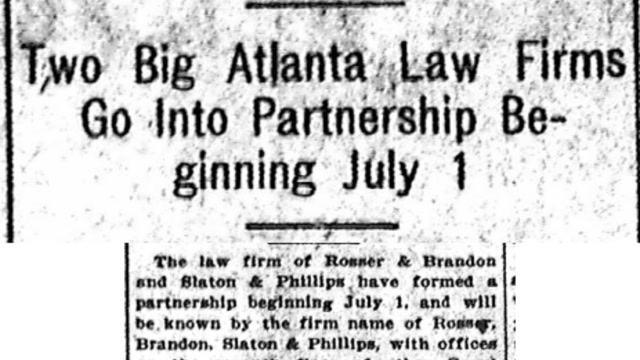 Sunday, 22nd June 1913 Rosser & Brandon Join With Slaton & Phillips