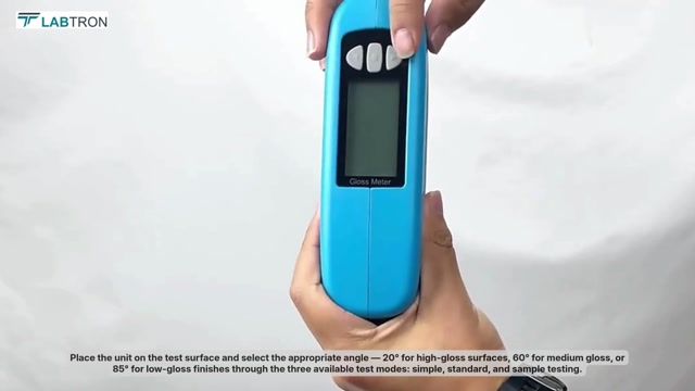 Labtron Gloss Meter LBGM-A10: 20°, 60° & 85° Multi-Angle Surface Gloss Measurement.