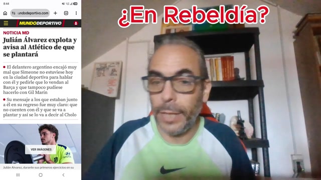 Julián Álvarez se declara... En rebeldía