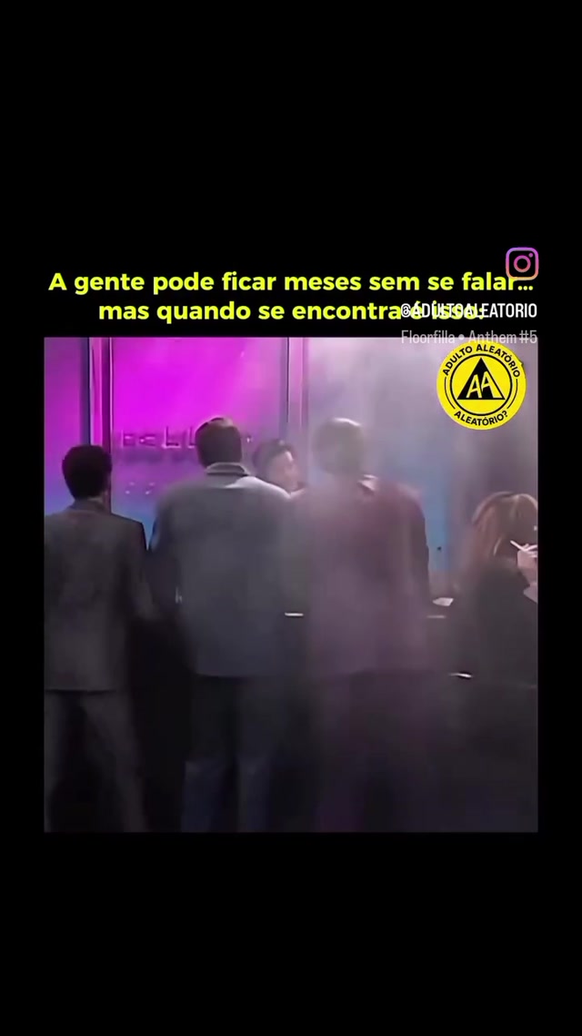 Amigos ao se encotrarem