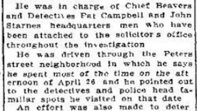 Friday, 25th July 1913, Try to Corroborate Story Told by Jim Conley, The Atlanta Constitution