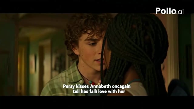 Image to video 丨 percy kisses Annabeth once again and tell her that has fallen 